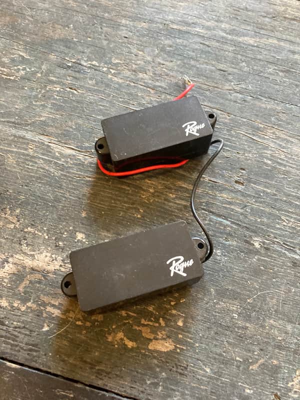 Rogue p-bass pickup 80's-90's - Blk image 1