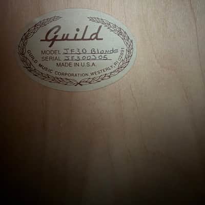 Guild USA JF-30 12-string Jumbo Acoustic - 2003 - Natural image 5