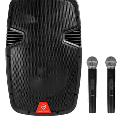 Rockville 12" Portable Karaoke Machine/System w/ (2) Wireless Microphones+LED's image 13