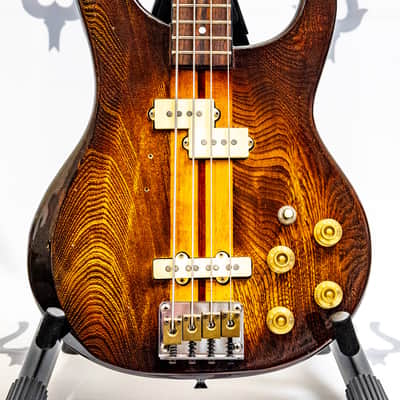 1981 Washburn SB40, SB-40 Bass Tobacco Sunburst (Brown) Neckthrough image 1