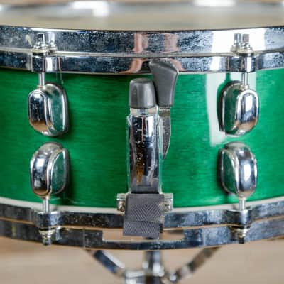 Tama 5.5x14 Starclassic Birch Snare Drum Emerald Green Late 1990s/Early 2000s USED image 4