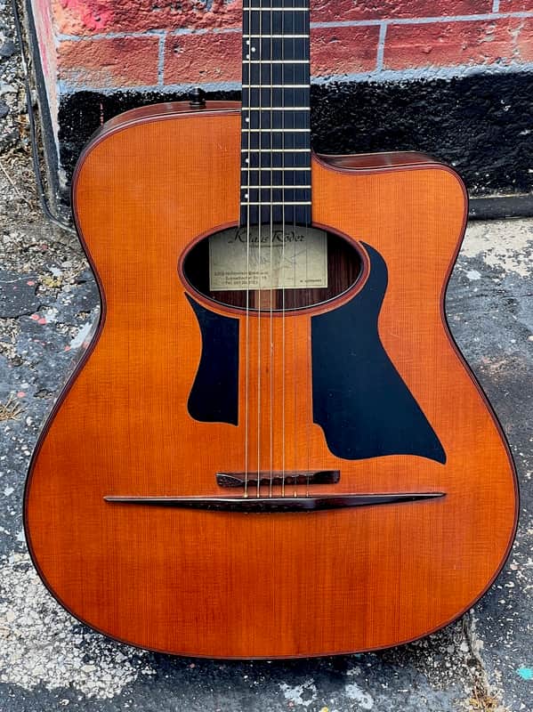 Klaus Roder Gypsy Jazz Guitar 1974 - hand made 50 year old German Gypsy Jazz Guitar ! image 1