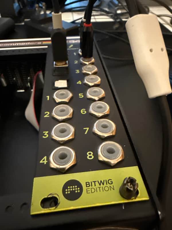 Expert Sleepers ES-8 "Bitwig Edition" USB Audio Interface Eurorack Synth Module 2018 - Present - Black with Bitwig Logo image 1