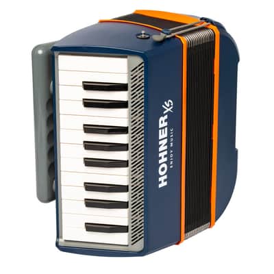 Hohner XS Child Accordion w/ Gigbag - Double Orange (XS-DBL) image 4