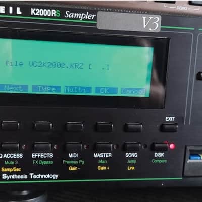 KURZWEIL K2000RS V3 Rackmount Workstation Synthesizer Sampler Digital I/O Sound Module VINTAGE SYNTH image 5