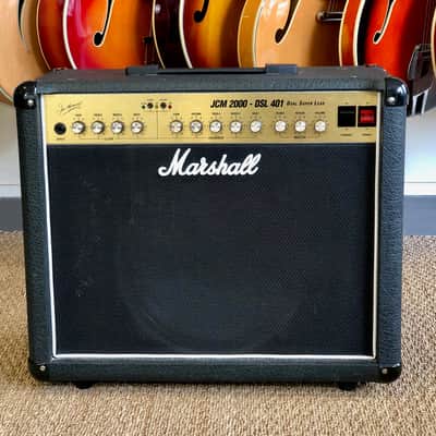 Marshall JCM 2000 DSL 401 Dual Super Lead 2-Channel 40-Watt 1x12" Guitar Combo 2000s - Black image 1