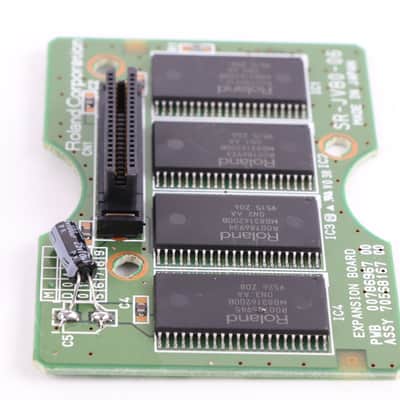 Repaired Roland SR-JV80-06 Dance Expansion Board Capacitor replaced image 3