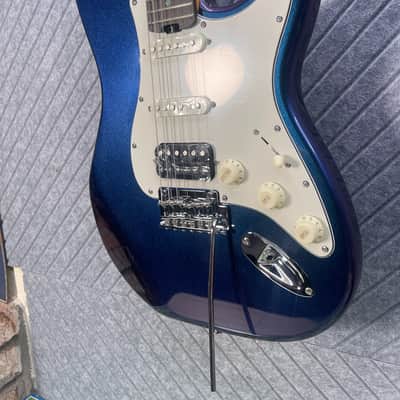 Firefly FF-ST Classic Chameleon Blue/Green HSS SOLD OUT! In USA Setup and Fret Polish image 2