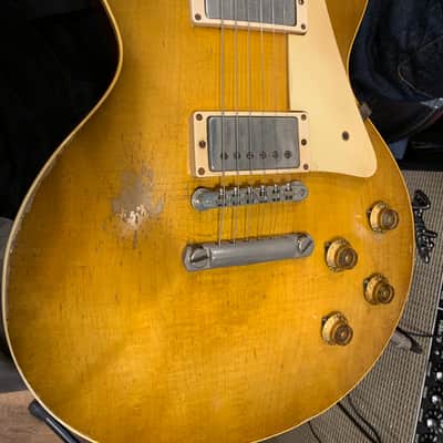 1957-1959 Gibson Les Paul Warranty Hang Tag | Blue LES PAUL Stamp | Burst Era image 6
