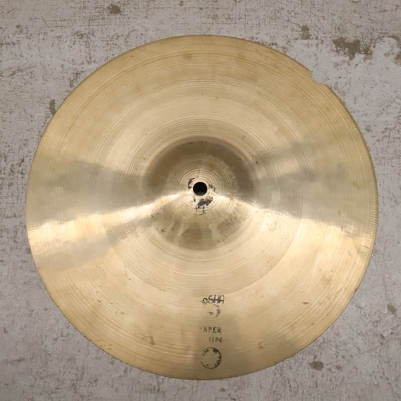 Pasha/Ufip 12" Grade A Paper Thin Splash Cymbal Vintage 1970's 437g image 1
