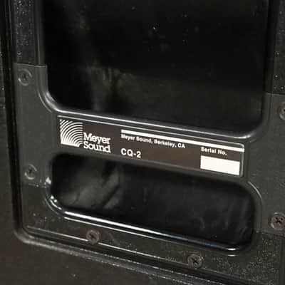 Meyer Sound CQ-2 Narrow Coverage Main Loudspeaker (PAIR) CG014QA *ASK FOR SHIPPING* image 7