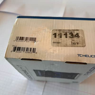 TC Helicon VoiceTone H1 Realistic Guitar Controlled Vocal Harmony  Pedal Excellent  Condition in Box with original Power Supply image 13