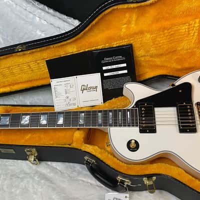 NEW! Gibson Les Paul Custom - Alpine White - Ebony Board - Authorized Dealer - 10 lbs - G06472 image 13