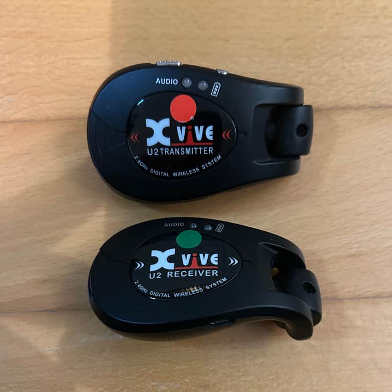 Xvive U2 Wireless Guitar System 2010s - Black image 1