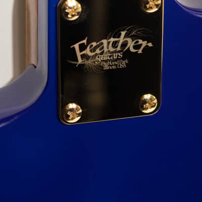 Feather Guitars Warbler Pro 2023 - Blue Nitro image 3
