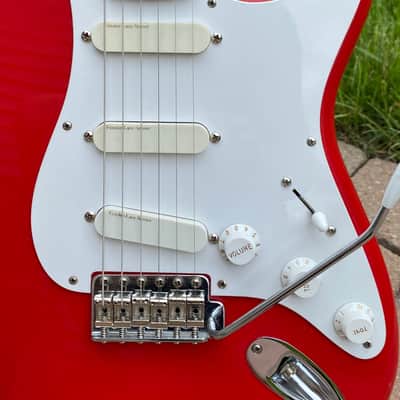 Fender Fender Stratocaster with Orig early 90's Eric Clapton Model Electronic 2000 - Red image 7