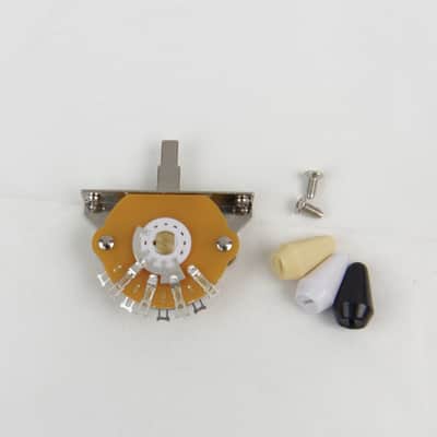 Premium 3-Way Blade Pickup Selector Switch For Strat Guitar, w/ 3 Tips
