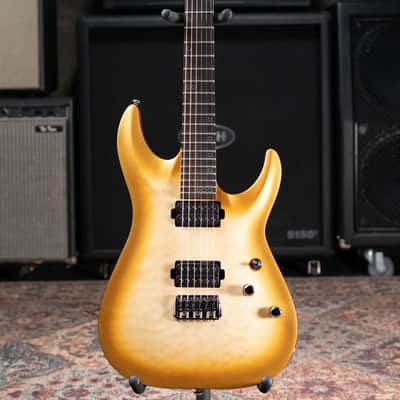 Schecter Omen Extreme-II Electric Guitar - Gold Rush image 3