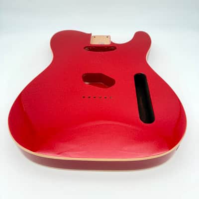 HooDoo Telecaster Body Alder Bound Sparkle Red htb6422 image 5