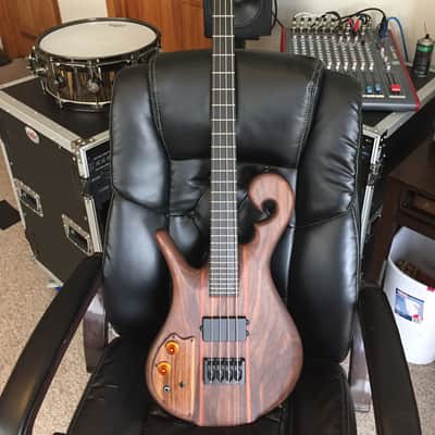 Carl Thompson Bass guitar Semi-Frills Scroll 32" Scale 2017 MINT Lefty left handed image 1