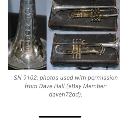 Reynolds 50C Bb Trumpet (1947) SN 10254 (very rare model 50C) image 20