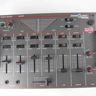 guter alter 6-Kanal Mixer Soundcraft SA-100 Mischpult DJ Mischer Conrad electronic image 5
