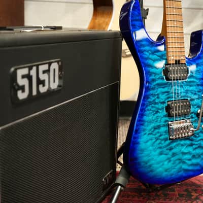 Charvel PRO-MOD DK24 HH 2PT CM QM 2025 - Chlorine Burst image 2