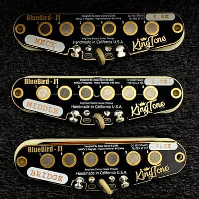 King Tone Guitar BlueBird J1 pickups by Jesse Davey AMAZING strat pups! *Authorized Dealer* IN STOCK