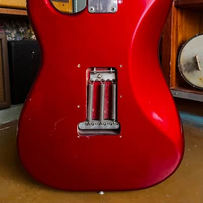 Tokai “Goldstar Sound” MIJ Stratocaster – Candy Apple Red – Early 1980s w/ Vintage Ibanez Hardcase image 12