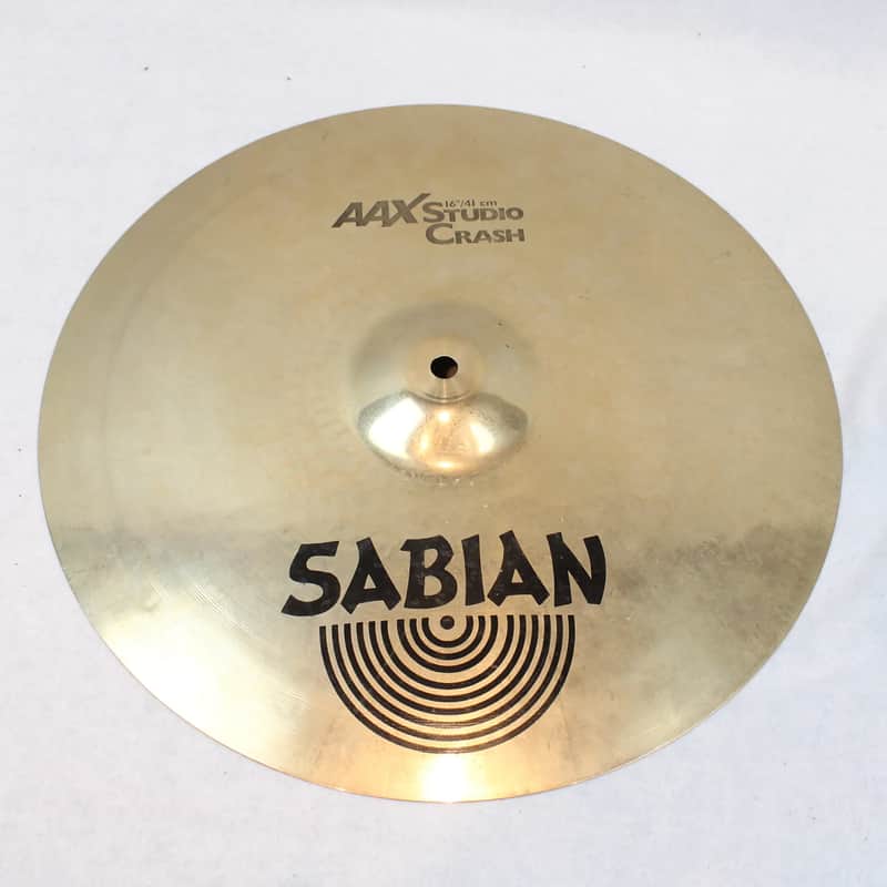 Sabian 16" AAX Studio Crash Cymbal 1993 - 2001 image 1