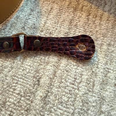 Late 1960s Fender Woven Strap Brown Rare image 6