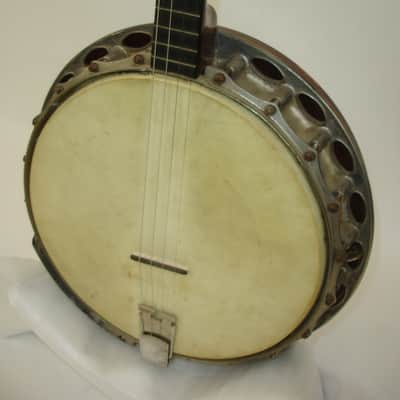 Vintage 30's Gretsch Model A Tenor Banjo w/ Case image 3