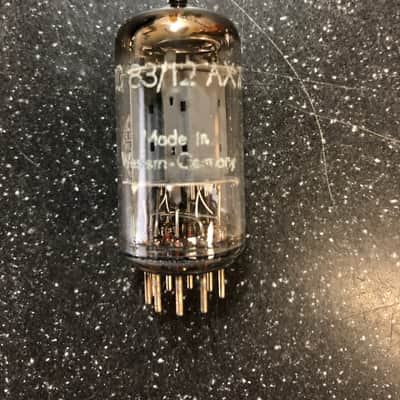Telefunken 12AX7 7025 ECC83 <> Mark Red Tip 1968 Smooth Plate Medical Grade image 1