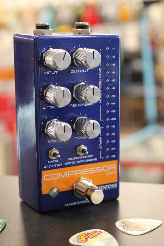 Empress Effects Compressor MKII Guitar Effects Pedal Blue image 1