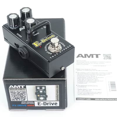 AMT Electronics E-Drive Jfet Fx Series Mini Effects Pedal Emulates Engl image 1