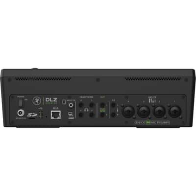 Mackie DLZ Creator Digital Mixer with 4x EM-99B Dynamic Microphones, MC-150 Professional Closed-Back Headphones, DB-200 Microphone Boom Arms, 1x microSD Card and StreamEye Cloth image 4