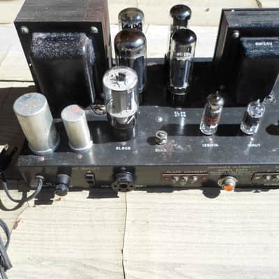Grommes model 250K mono tube audio amplifier EL34 6L6 project 1950's image 1