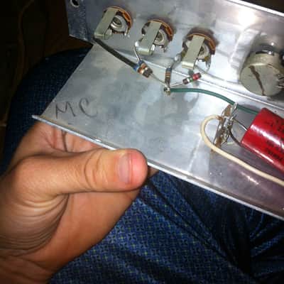 1953 Danelectro Commando 8x8 Little Walter Harmonica Amp, Tweed image 11