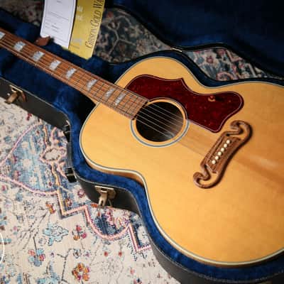 2012 Gibson SJ-200 Studio Super Jumbo Acoustic Guitar Natural image 1