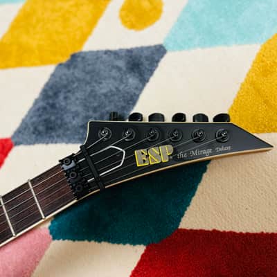 ESP Mirage Deluxe 1989 - Holoflash -Jackson Lawsuit Headstock image 5