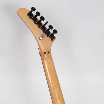 1985 Kramer Pacer Imperial - Graphic Night Scene - Banana Headstock! - Original Case & Hang Tag - Guitar Art image 16