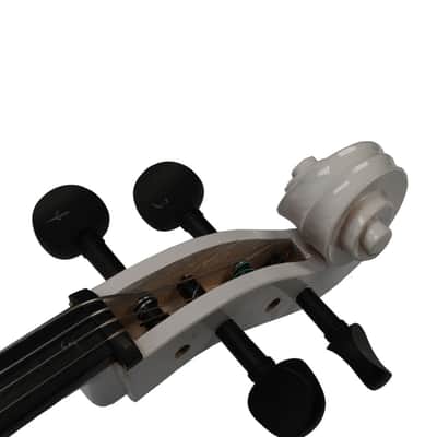 4/4 Wood Cello Bag Bow Rosin Bridge 2020s - White image 7