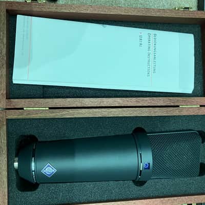 Neumann U 87 Ai mt Studio Set 2010 - Present - Matte Black in black with box, mic cage, pop shield and shock mount. image 1