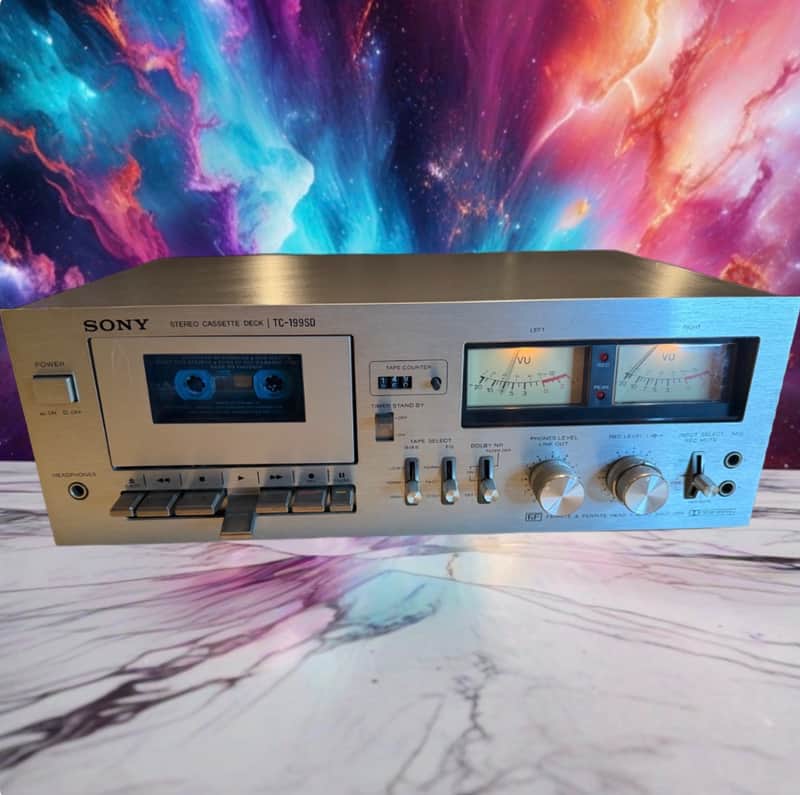 SONY TC-199SD Stereo Tape Deck Made in Japan High fidelity Tested Working Rare🎶 image 1