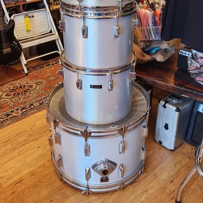 Tama '80s Japan Made Imperialstar Drum Kit Silver image 1