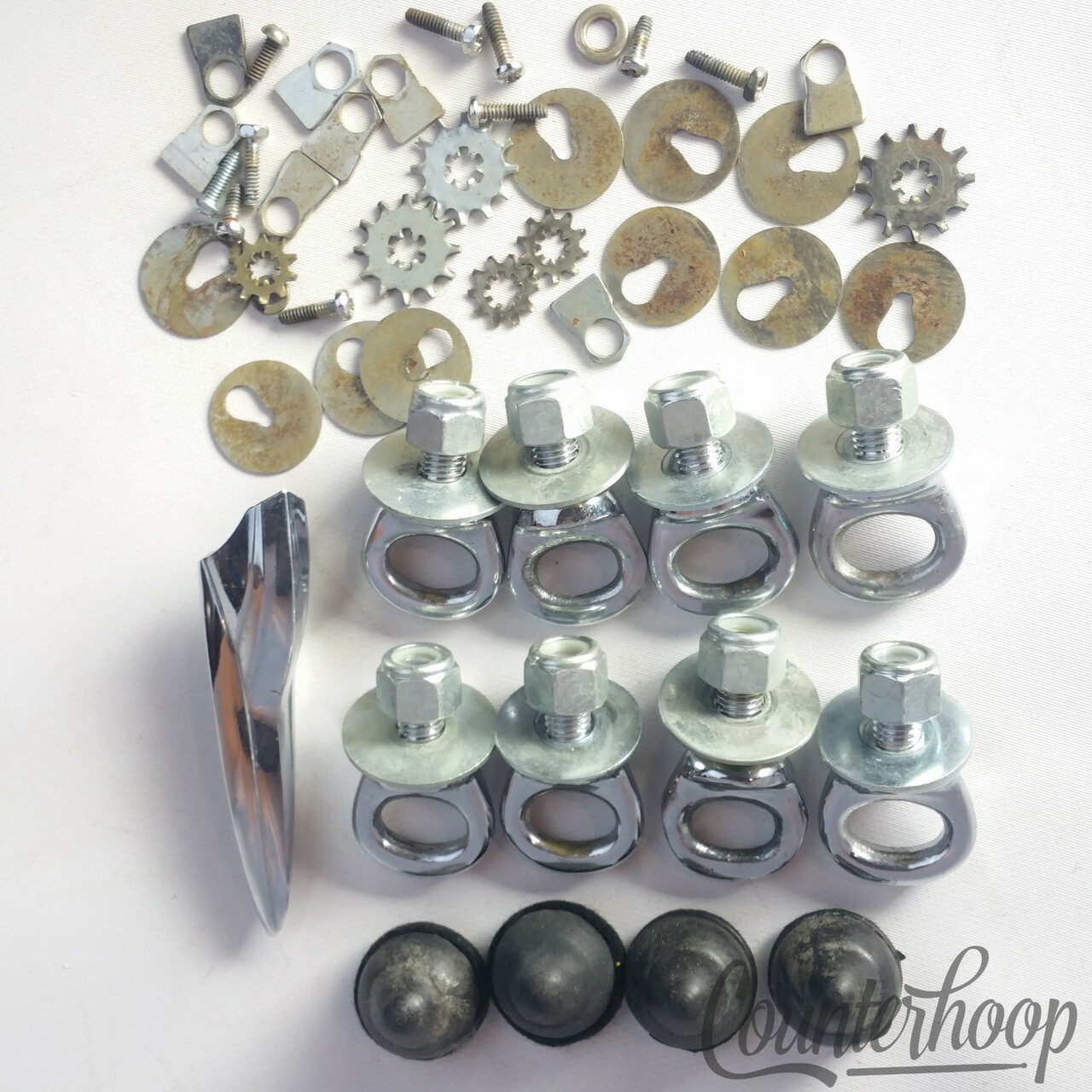 Premier Parts Lot Marching Bass Drum Harness Hooks Eyelets,Washers,Lug,Screws++ — main photograph