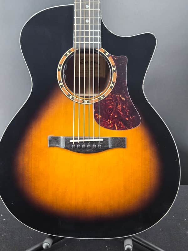 Eastman AC122-2CE-DLX-SB Acoustic Electric Guitar image 1