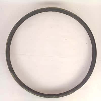 22 1/4"x1 5/8"x3/8" Bass Drum Hoop/Rim Vintage Black Paint No Inlay Channel image 4