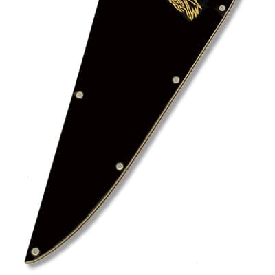 WD/GaryG's Black/Cream 5 Ply Pickguard for Epiphone Bonamassa Firebird - Black / Cream 5 Ply image 1