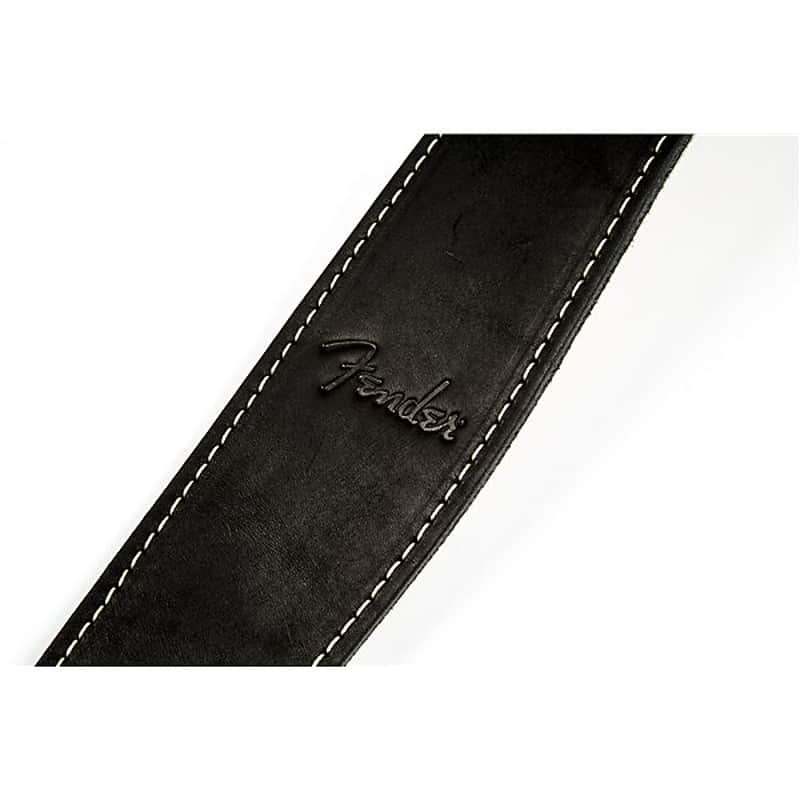 Fender Ball Glove Leather Strap, Black 2016 image 2